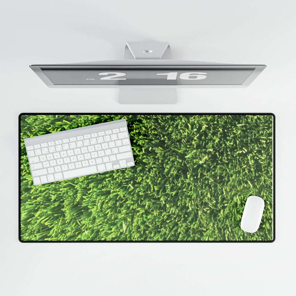 Grass Texture Desk Mat — Large Ergonomic Mouse Pad