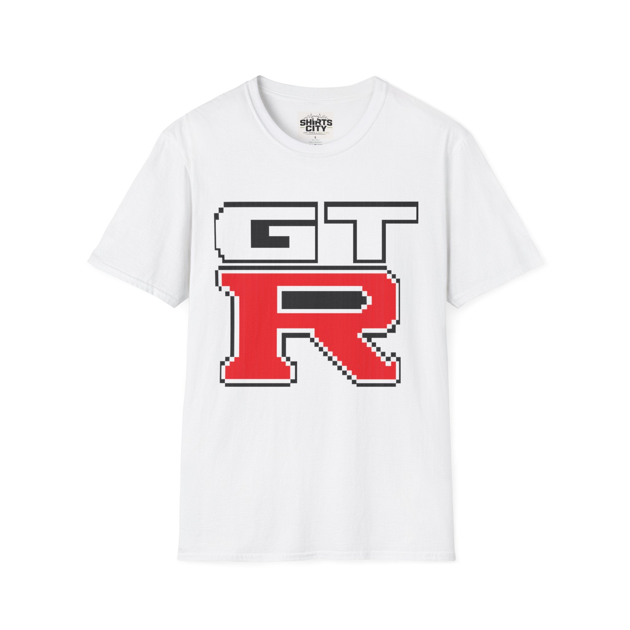 GTR Pixel Logo T-Shirt — Retro Racing Graphic Tee