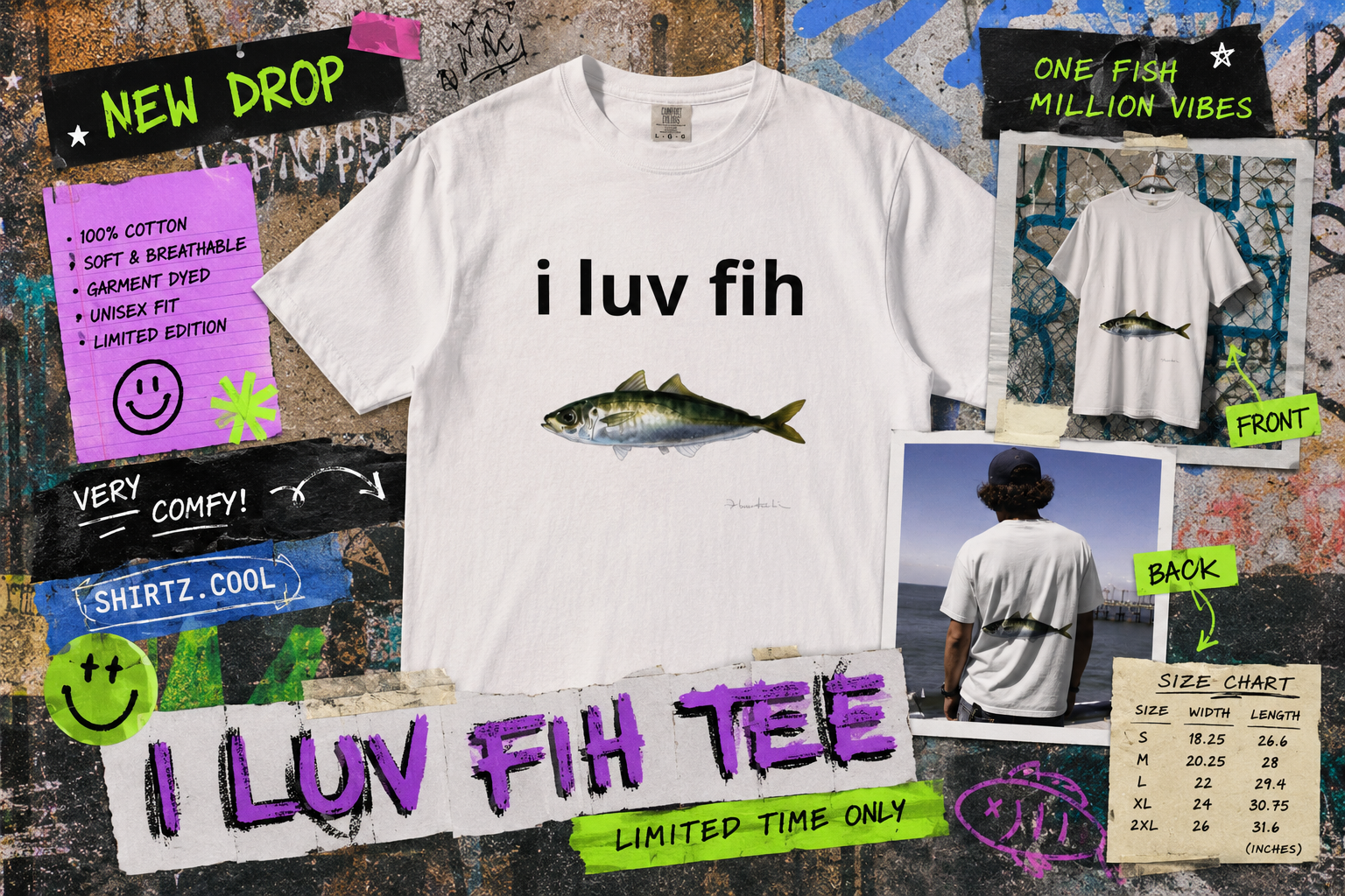 i luv fih Tee