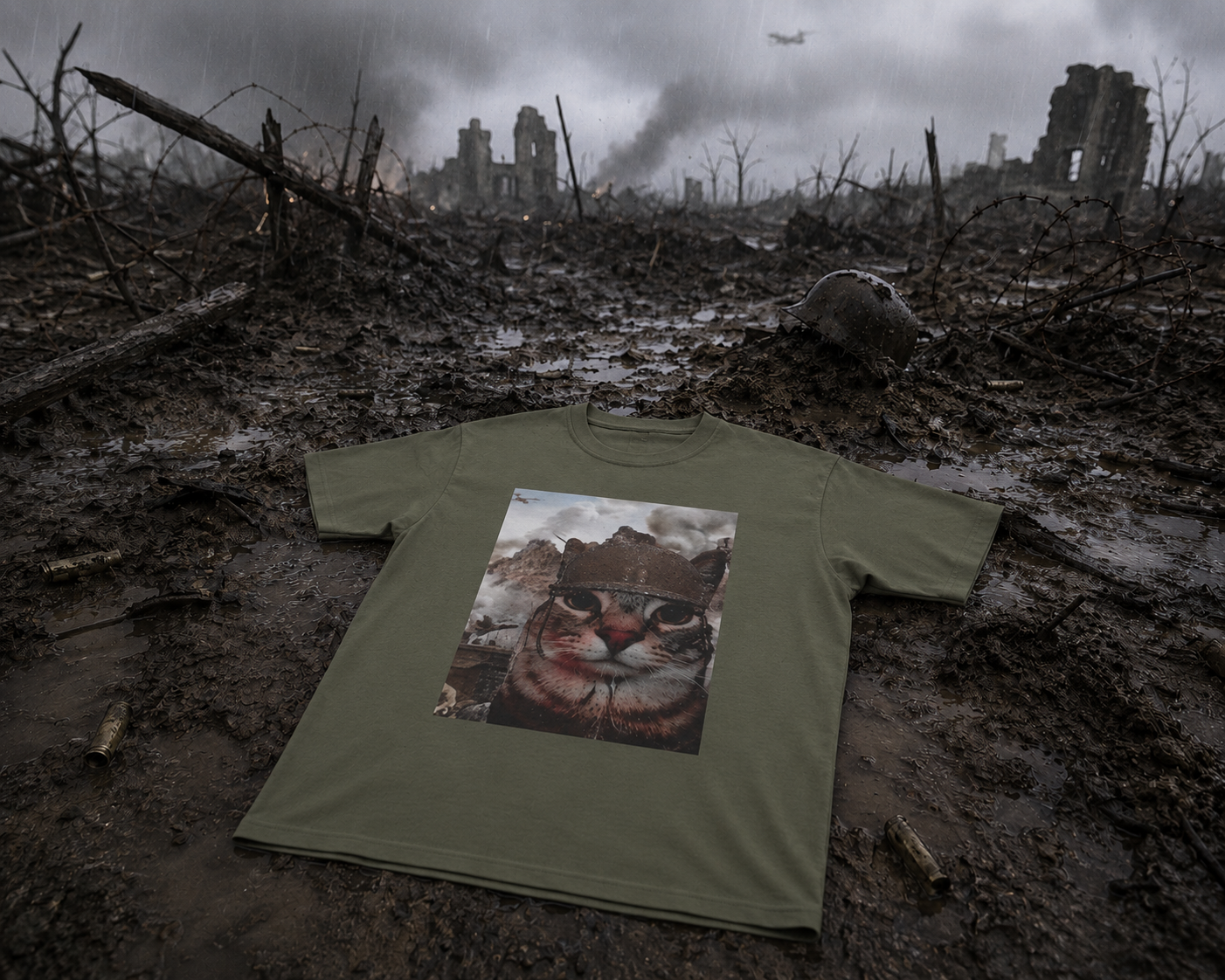 War cat meme Shirt